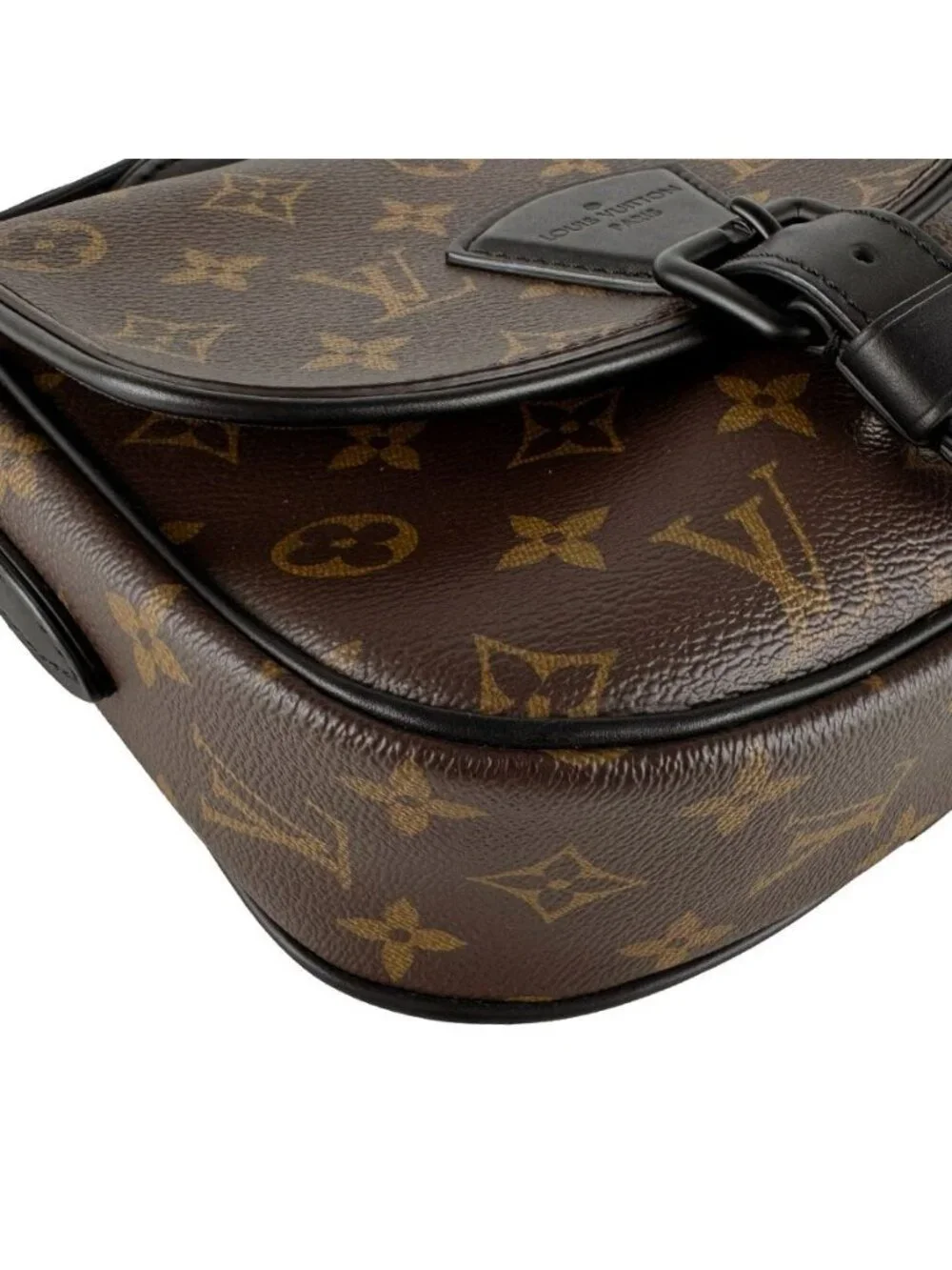 Louis Vuitton Shoulder Bag Monogram Macassar Montsouris Messenger PM